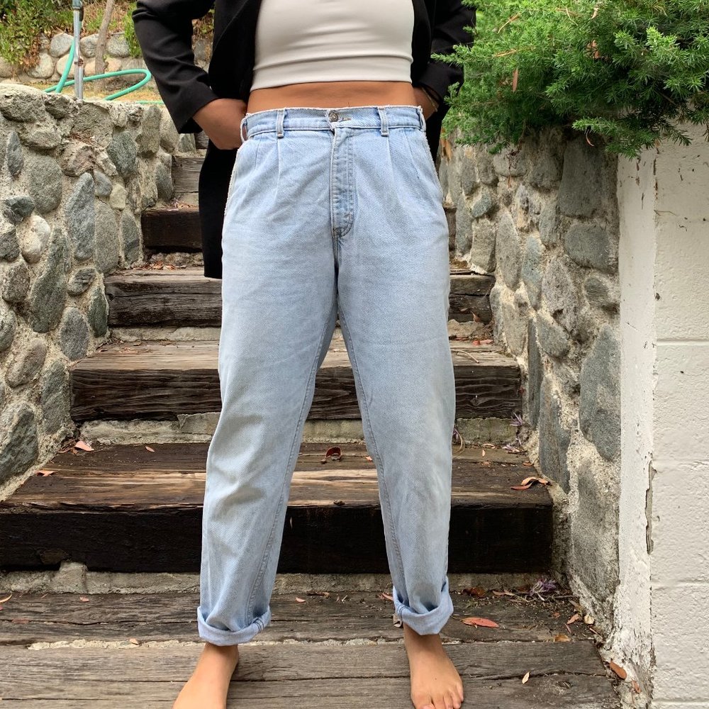 VINTAGE Levi Orange Tab Pleat front Jeans